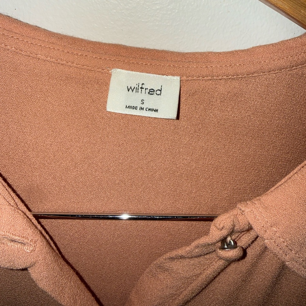 Wilfred POPPINS Crepe Dress Size S Aritzia - Picture 7 of 14